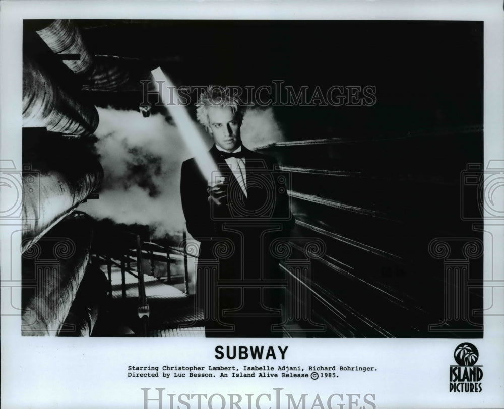 1986 Press Photo Christopher Lambert stars in Subway - cvp67207- Historic Images