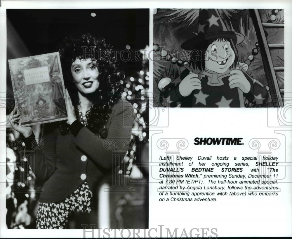 1990 Press Photo Shelley Duvall in The Christmas Witch - cvp67288- Historic Images