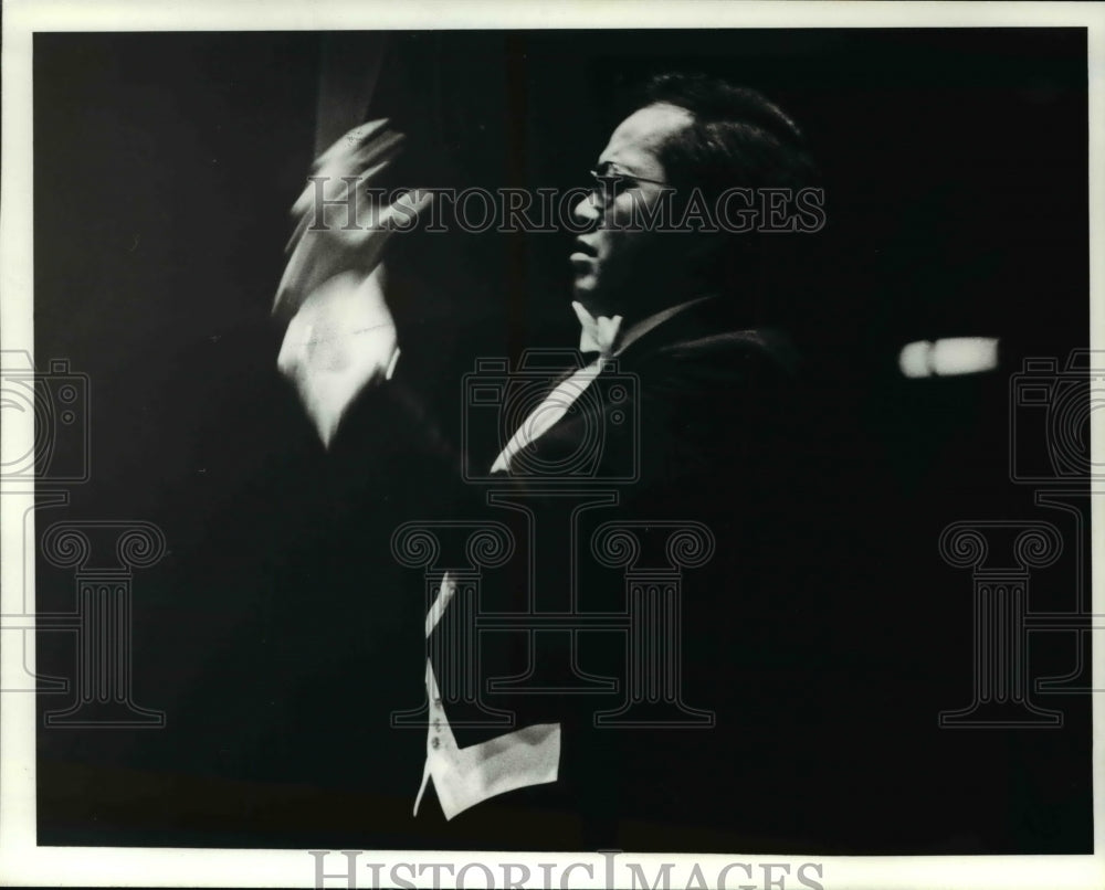 1985 Press Photo Jahja Ling, Assoc Conductor Cleveland Orchestra - cvp67520- Historic Images