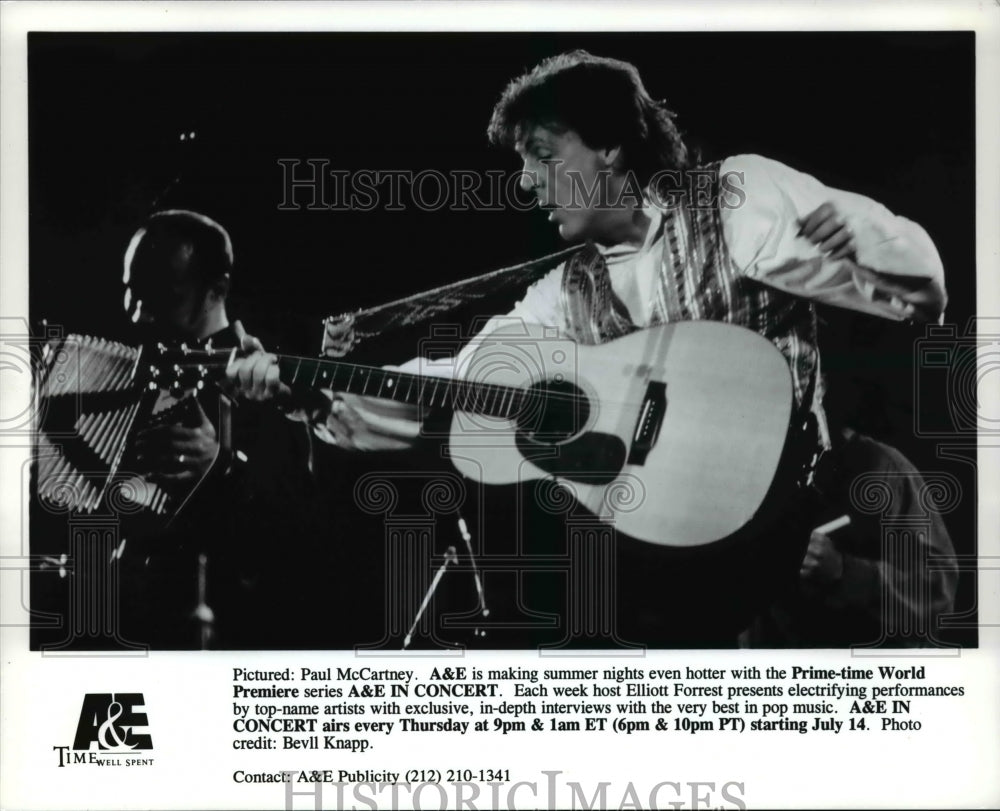 1994 Press Photo Paul McCartney in A&amp;E In Concert - cvp67559- Historic Images