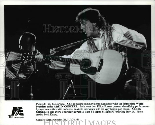 1994 Press Photo Paul McCartney in A&E In Concert - cvp67559- Historic Images