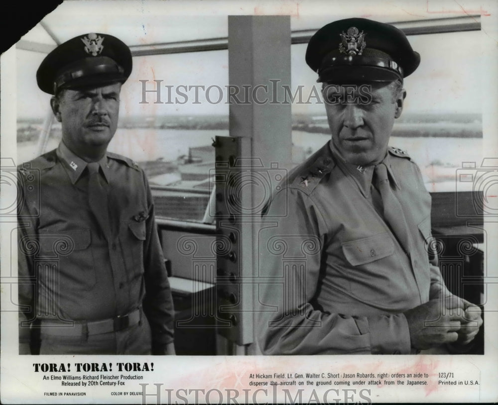 1971 Press Photo Jason Robards in Tora!Tora!Tora! - cvp67574- Historic Images
