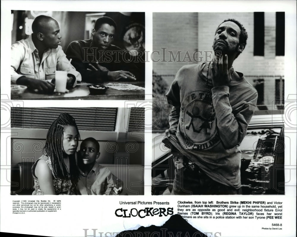 1995 Press Photo Mekhi Phifer &amp; Regina Taylor in Clockers - cvp67658- Historic Images