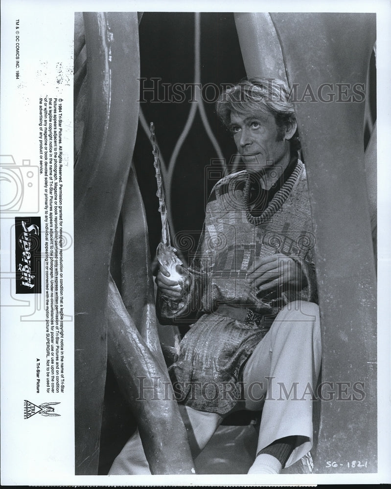 1985 Press Photo Peter O&#39;Toole in Supergirl - cvp67909- Historic Images