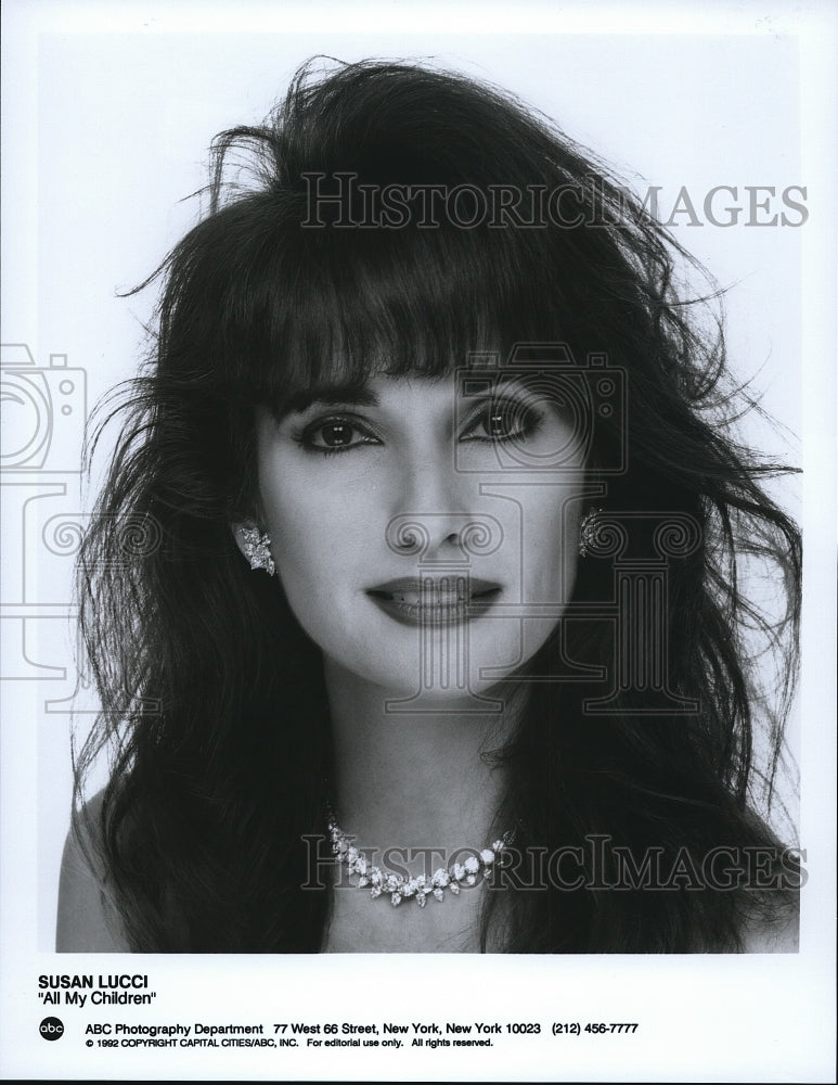 1992 Press Photo Susan Lucci All My Children - cvp68074- Historic Images