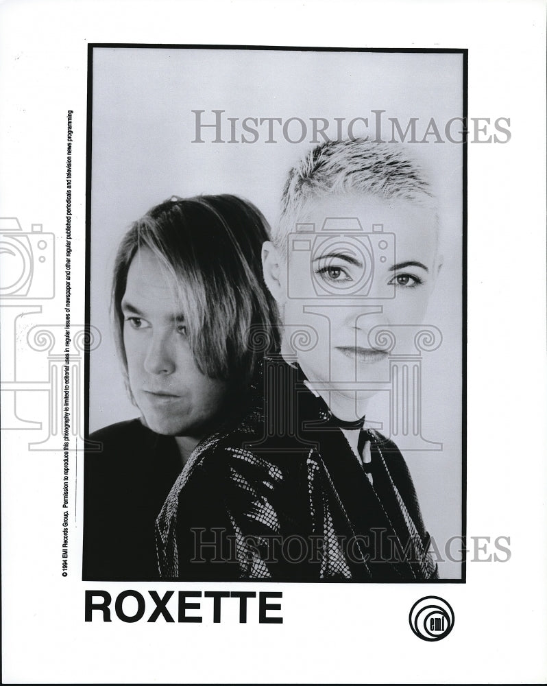 1994 Press Photo Per Gessle and Marie Fredriksson of Roxette - cvp68102- Historic Images