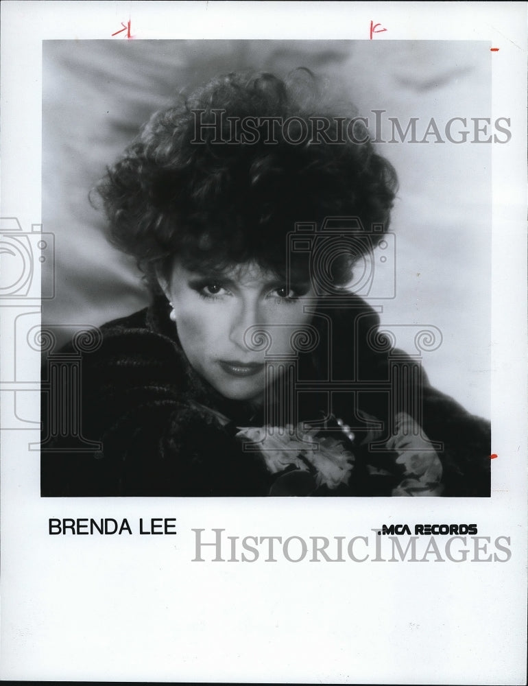 1980 Press Photo Brenda Lee Rockabilly Country Music Singer Songwriter- Historic Images