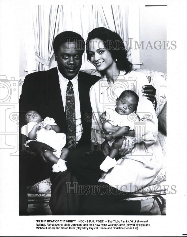 Press Photo In The Heat Of The Night Howard Rollins Ann Marie Johnson- Historic Images