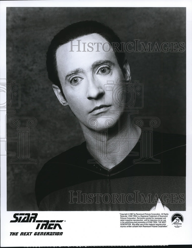 1987 Press Photo A scene in Star Trek The Next Generation - cvp68335- Historic Images
