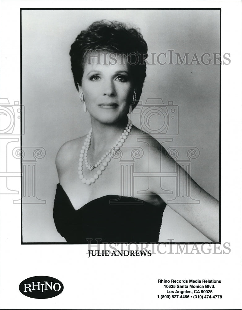 Press Photo Julie Andrews Actress Singer and Dancer- Historic Images