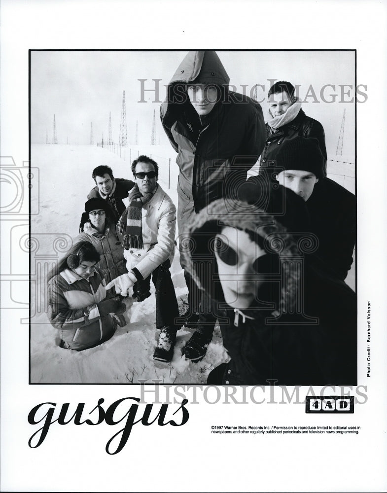 1997 Press Photo GusGus Icelandic Electronic House Music Band - cvp68664- Historic Images