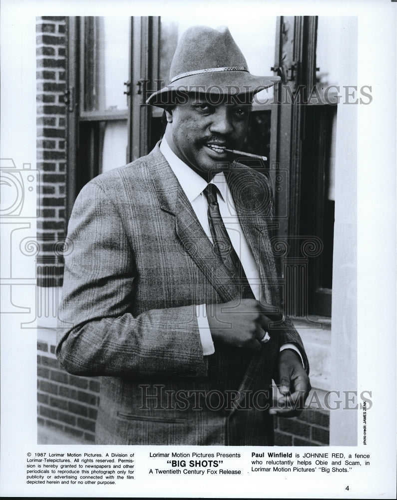 1987 Press Photo Paul WInfield Big Shots- Historic Images