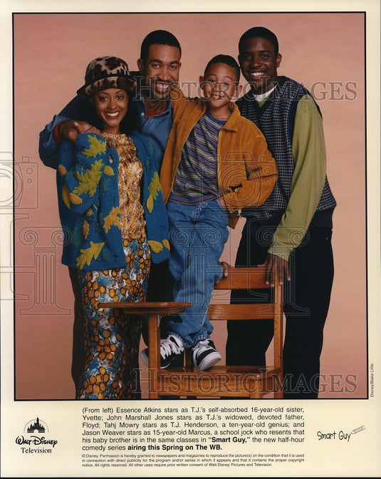 Press Photo Essence Atkins John Marshall Jones Tahj Mowry Smart Guy- Historic Images