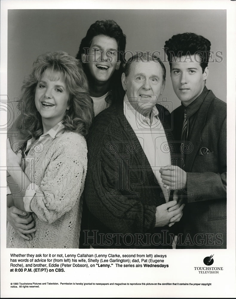 Press Photo CBS presents Lenny with Lenny Clarke and Lee Garlington - cvp69177- Historic Images