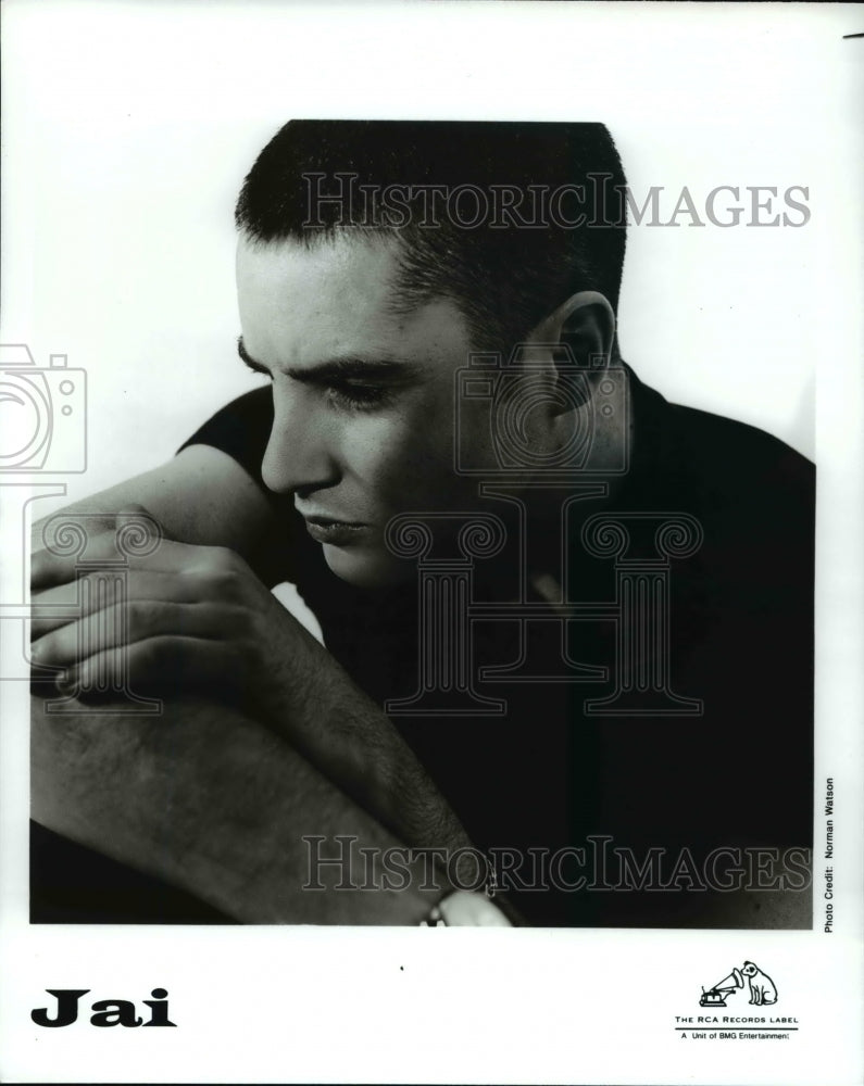 Press Photo Jason Rowe as Jai British Pop Soul Singer and Musician - cvp69301- Historic Images