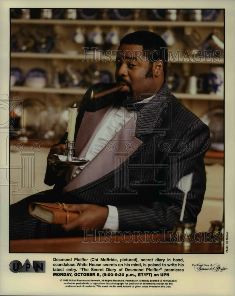 Press Photo UPN presents The Secret Diary Of Desmond Pfeiffer with Chi McBride- Historic Images
