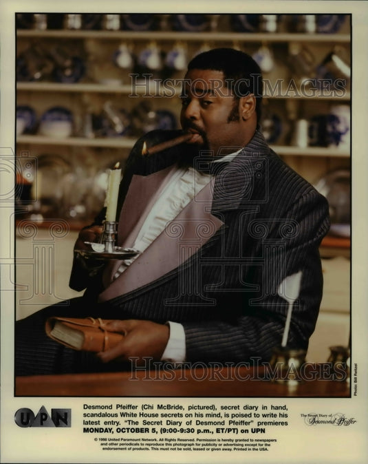 Press Photo UPN presents The Secret Diary Of Desmond Pfeiffer with Chi McBride- Historic Images