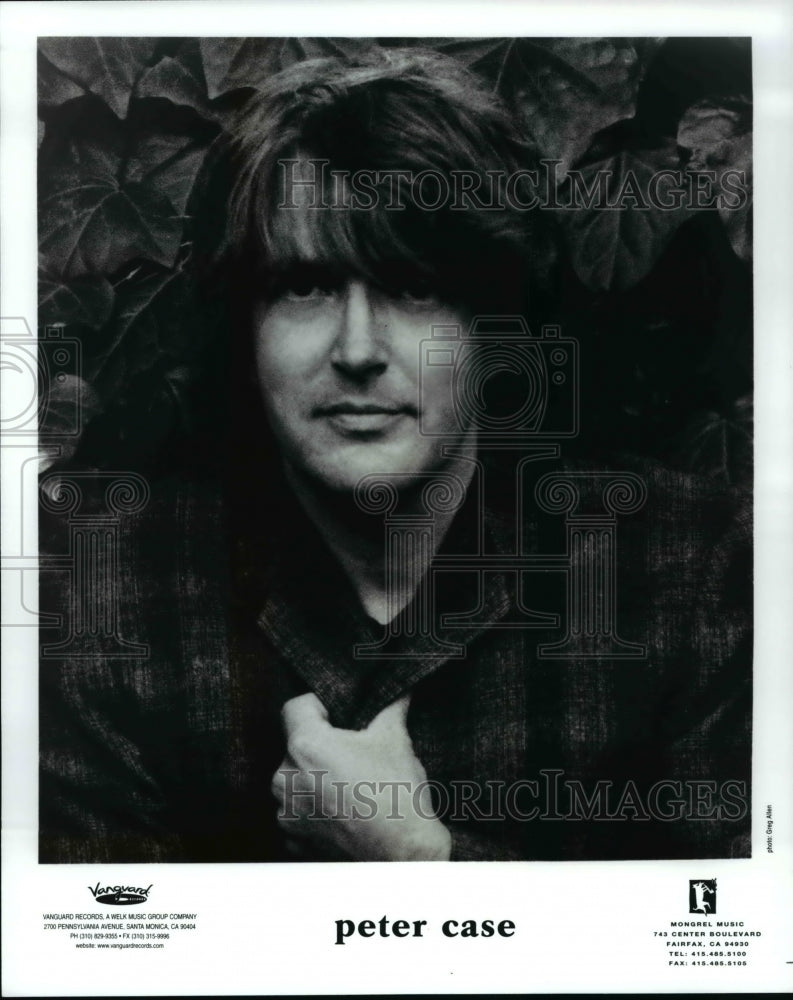 Press Photo Peter Case American Folk Rock Singer Songwriter and Musician- Historic Images