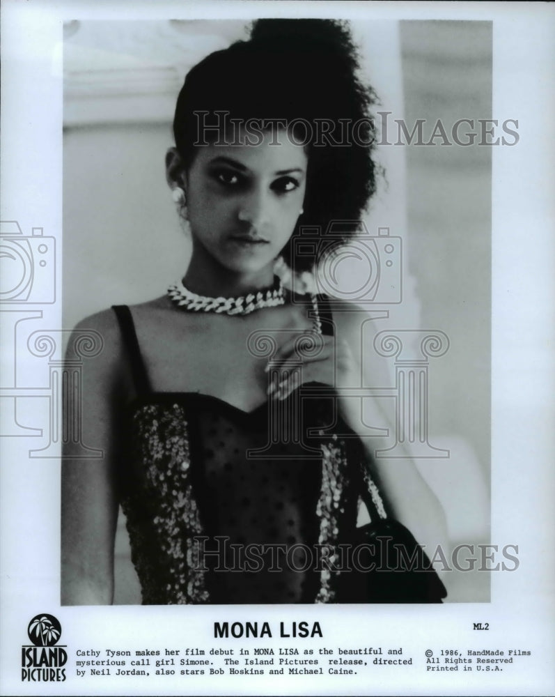 1986 Press Photo Cathy Tyson in Mona Lisa - cvp69801- Historic Images