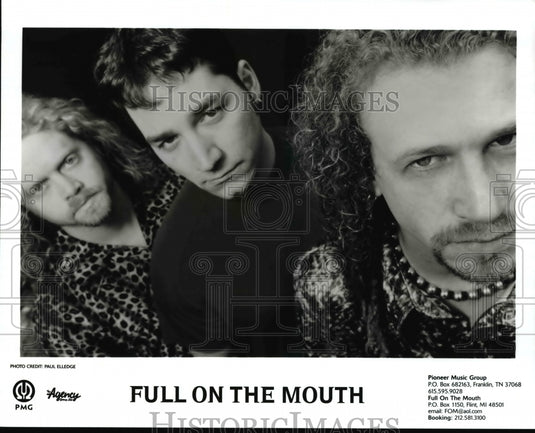 Press Photo Full On The Mouth - cvp70005- Historic Images