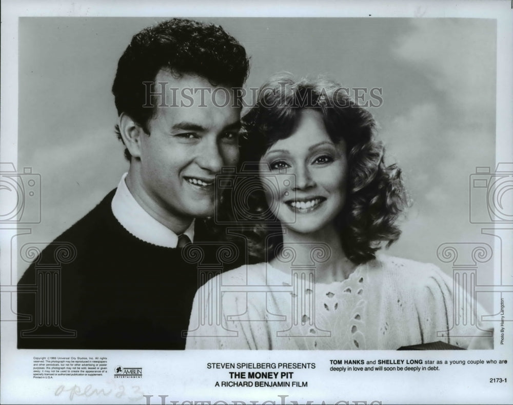 1988 Press Photo Tom Hanks and Shelley Long in The Money Pit - cvp70082- Historic Images