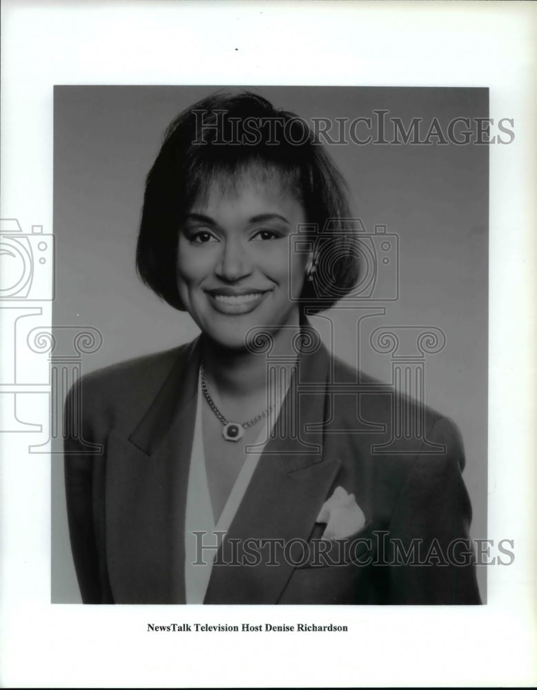 Press Photo NewsTalk Television Host Denise Richardson - cvp70269- Historic Images