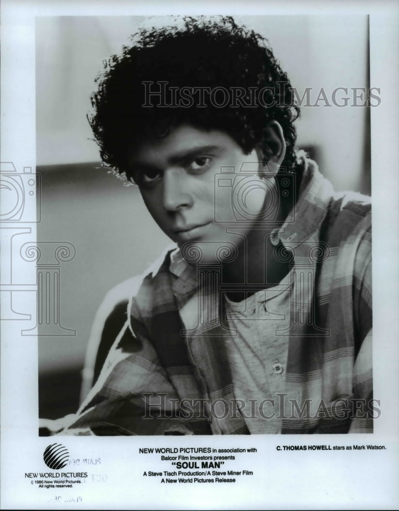 1986 Press Photo C. Thomas Howell in Soul Man - cvp70298- Historic Images