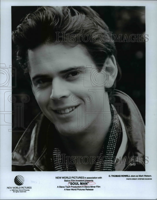 1986 Press Photo C. Thomas Howell in Soul Man - cvp70299- Historic Images