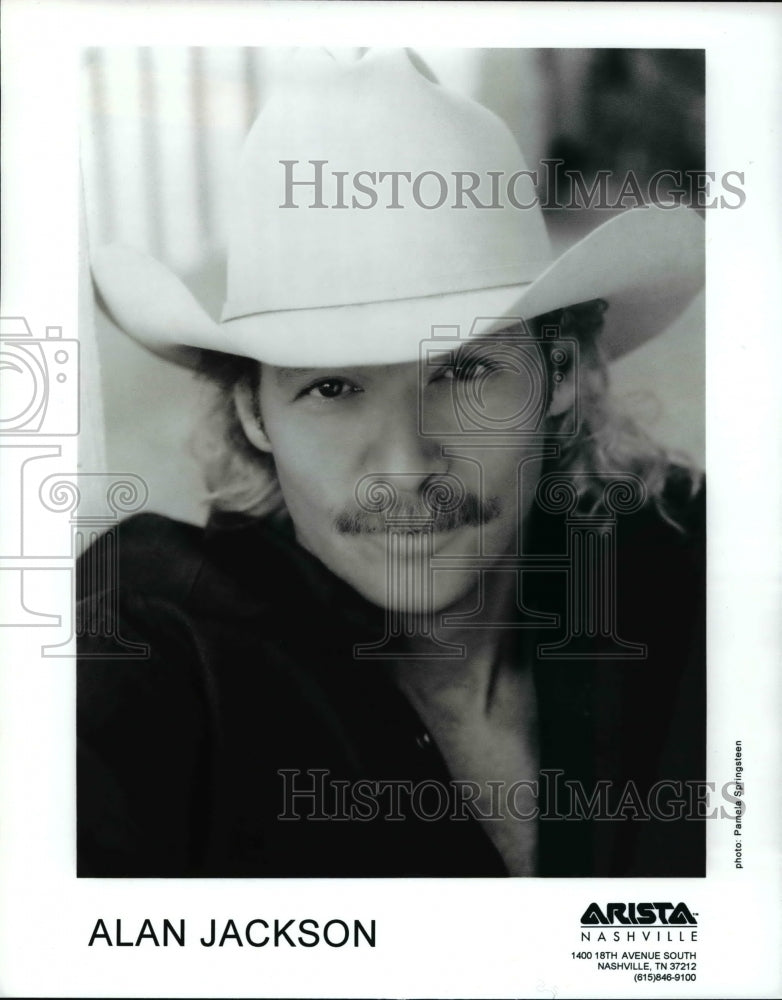 Press Photo Alan Jackson American Country Music Singer Songwriter Musician- Historic Images