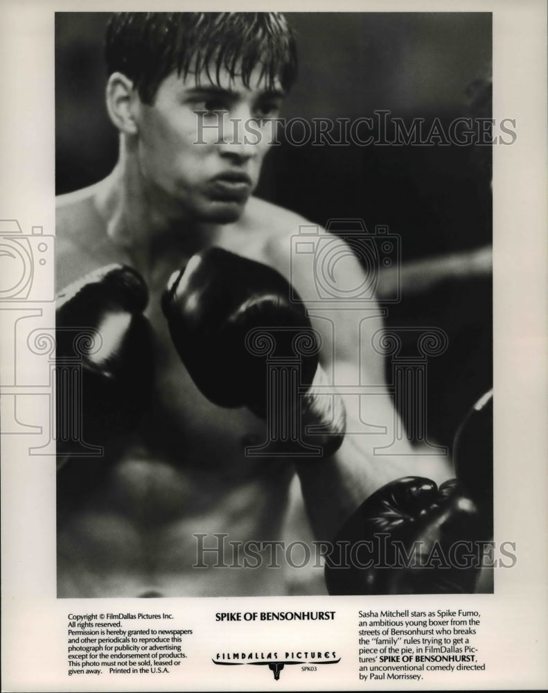 1989 Press Photo Sasha Mitchell stars as Spike Fumo in Spike of Bensonhurst- Historic Images