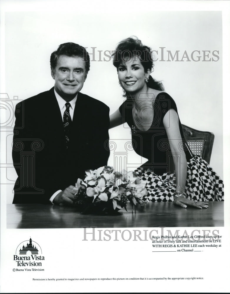 1988 Press Photo LIVE with Regis &amp; Kathie Lee - cvp72127- Historic Images