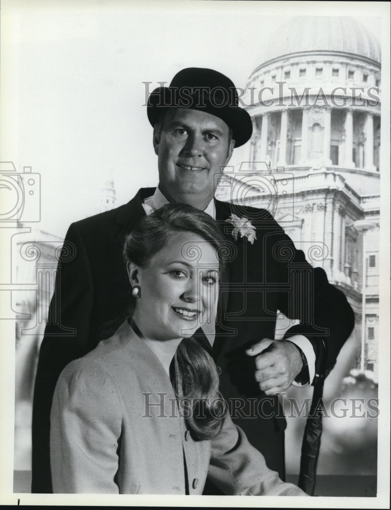 1981 Press Photo Jane Pauley & Willard Scott in Today- Historic Images