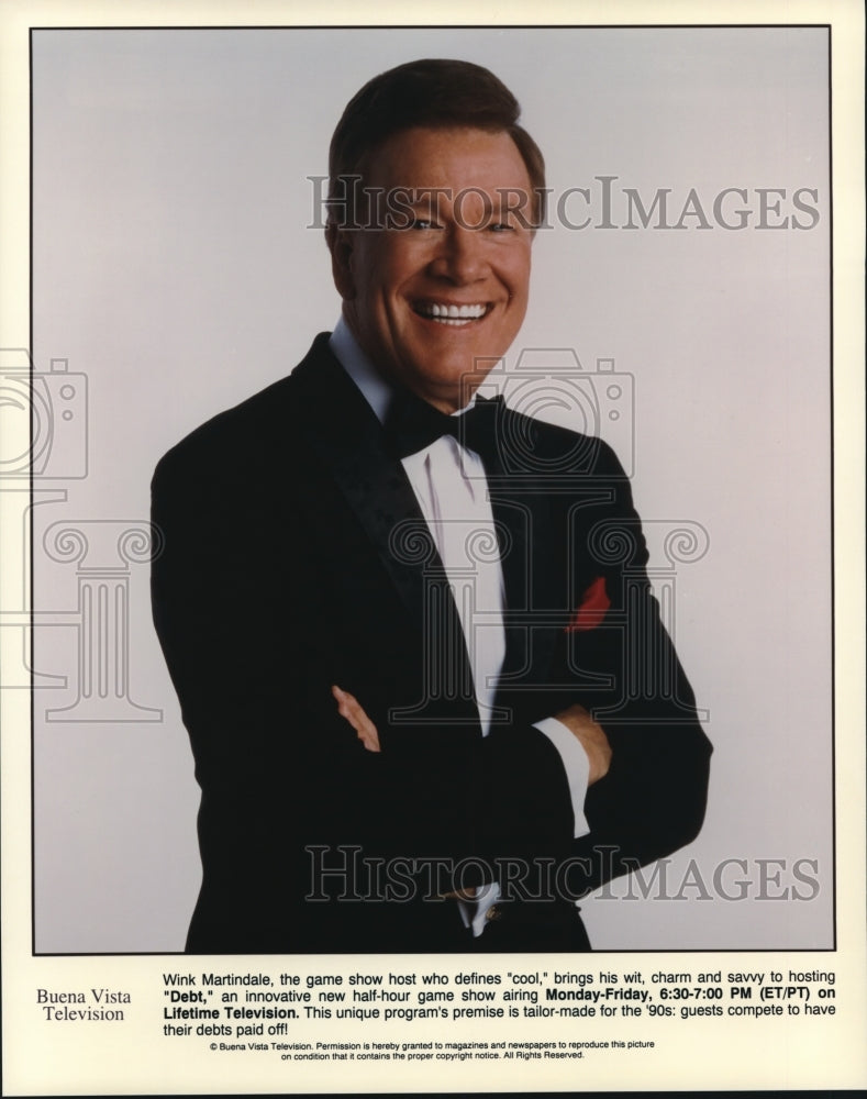 Press Photo Wink Martindale hosts Debt - cvp72789- Historic Images