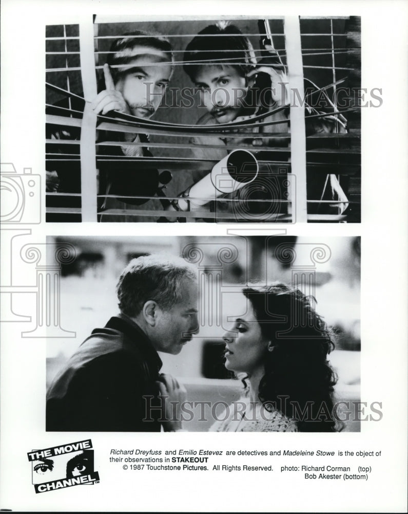 1988 Press Photo Movie Stakeout - cvp72986- Historic Images