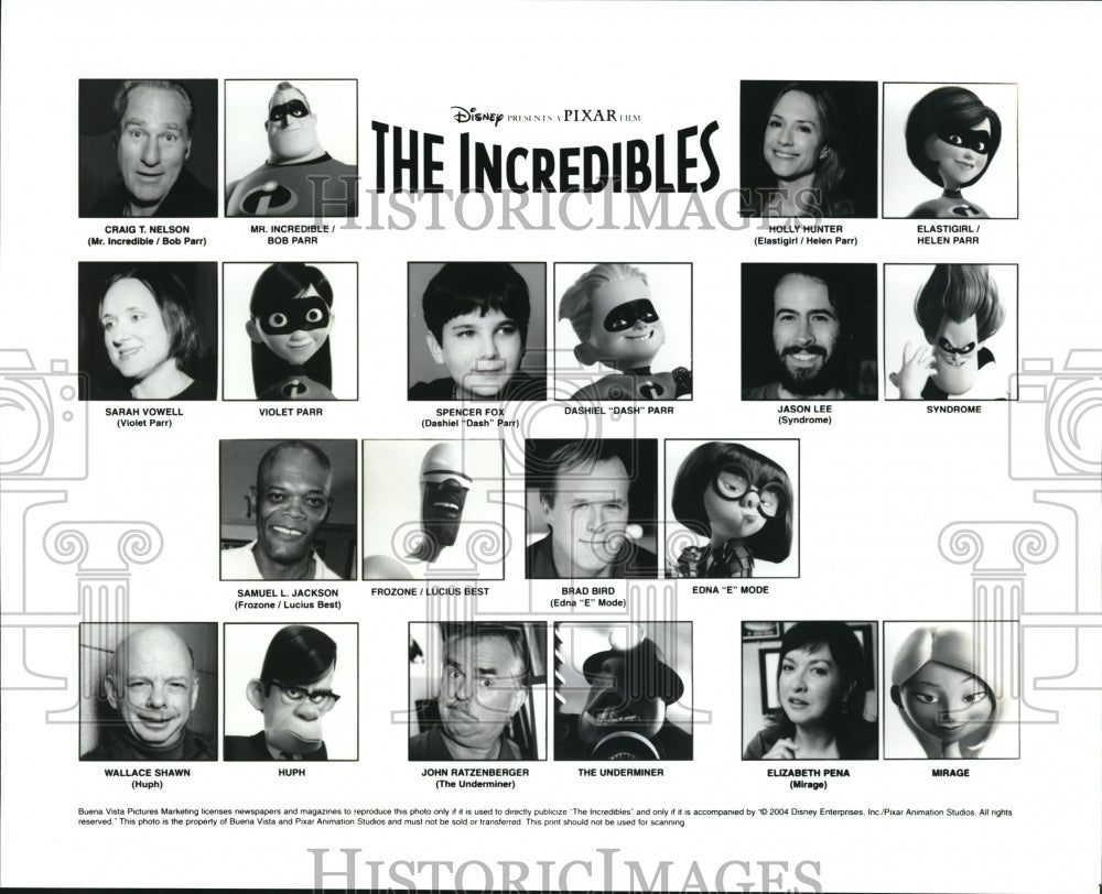 Press Photo Movie The Incredibles - cvp73080- Historic Images