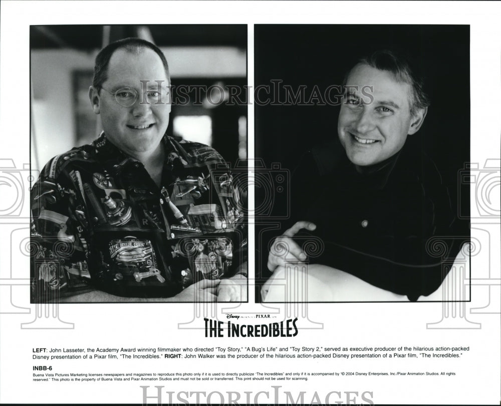 Press Photo Executive producer John Lasseter of The Incredibles - cvp73082- Historic Images