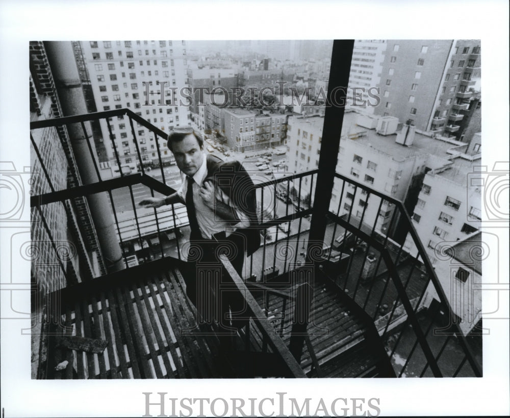 1988 Press Photo Jim Paymar, Fox&#39;s The Reporters - cvp73110- Historic Images