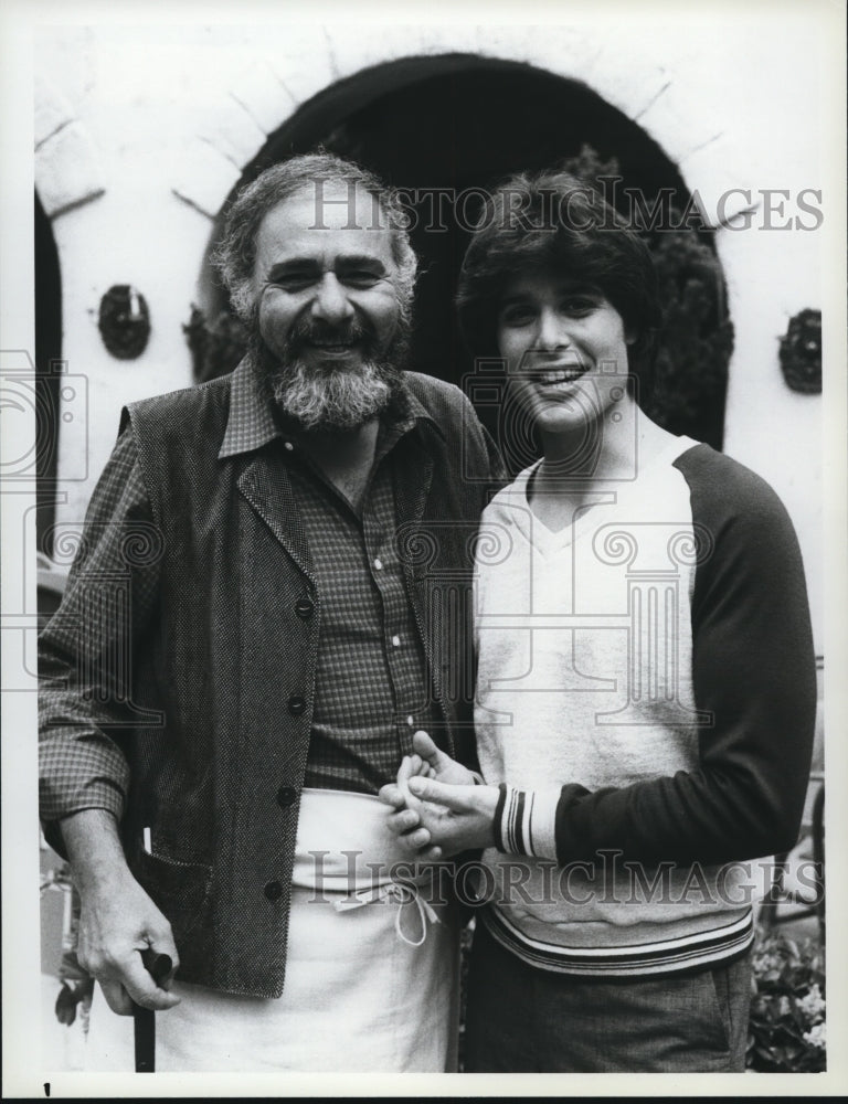 1982 Press Photo P. Barton & M. Constantine in The Powers of Matthew Star- Historic Images