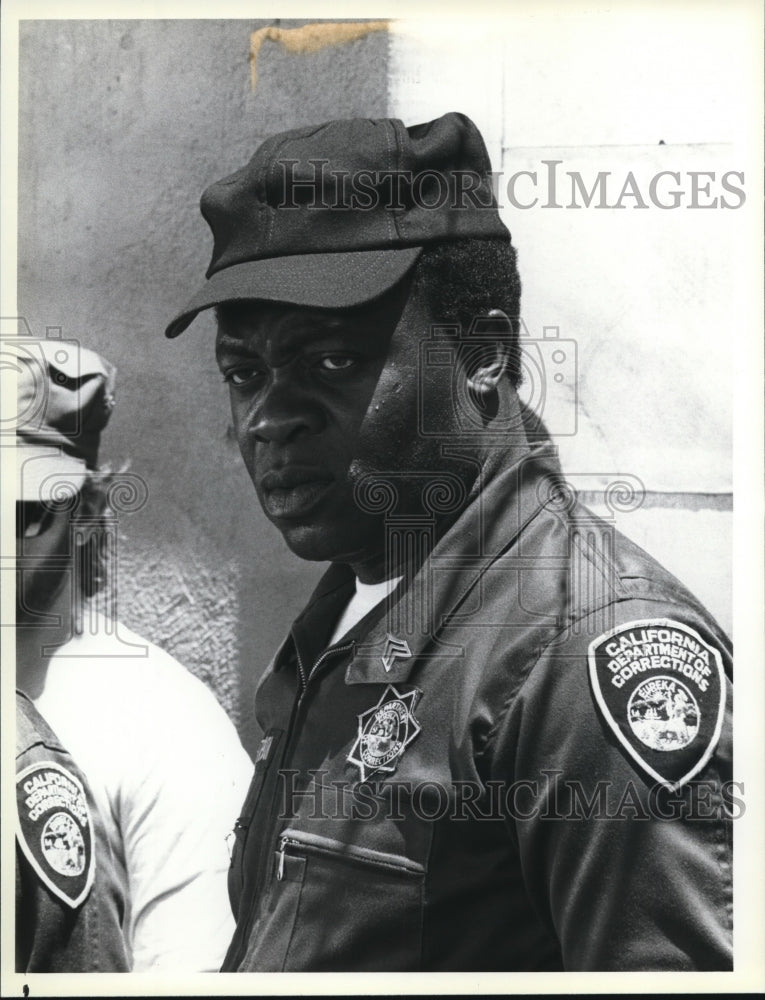 1983 Press Photo Yaphet Kotto in Women of San Quentin - cvp73435- Historic Images