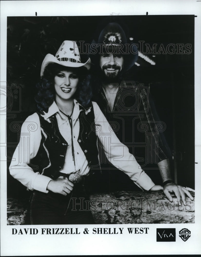 1982 Press Photo David Frizzell &amp; Shelly West - cvp73485- Historic Images