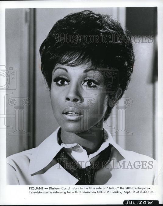 1968 Press Photo Dianhann Carroll in Julia - cvp74423- Historic Images
