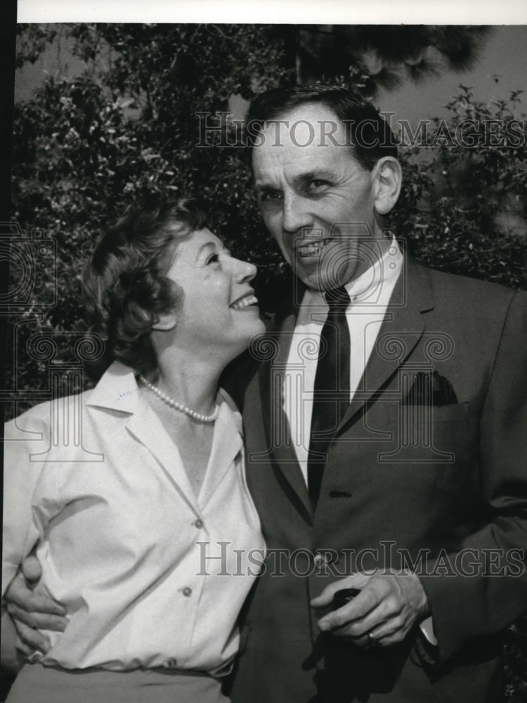 Press Photo Imogene Coca and Husband King Donovan - cvp74585- Historic Images