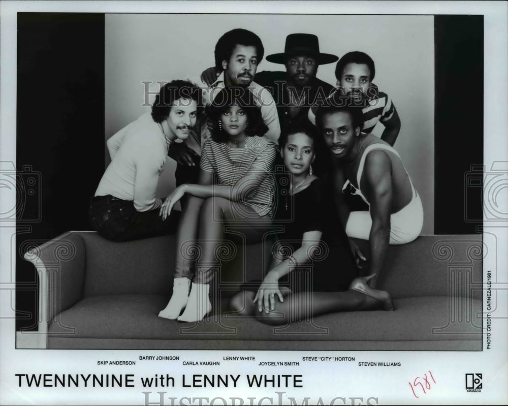 1981 Press Photo Twennynine with Lenny White - cvp74985- Historic Images