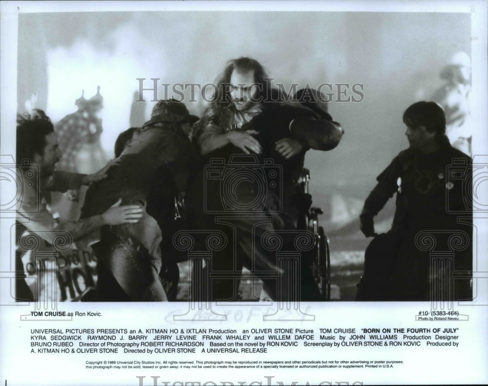 1989 Press Photo Tom Cruise in Born on the 4th of July - cvp75137- Historic Images