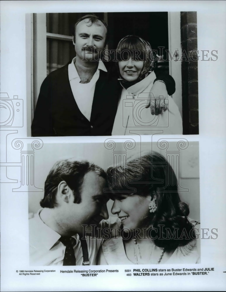1988 Press Photo Julie Walter & Phil Collins in Buster - cvp75490- Historic Images
