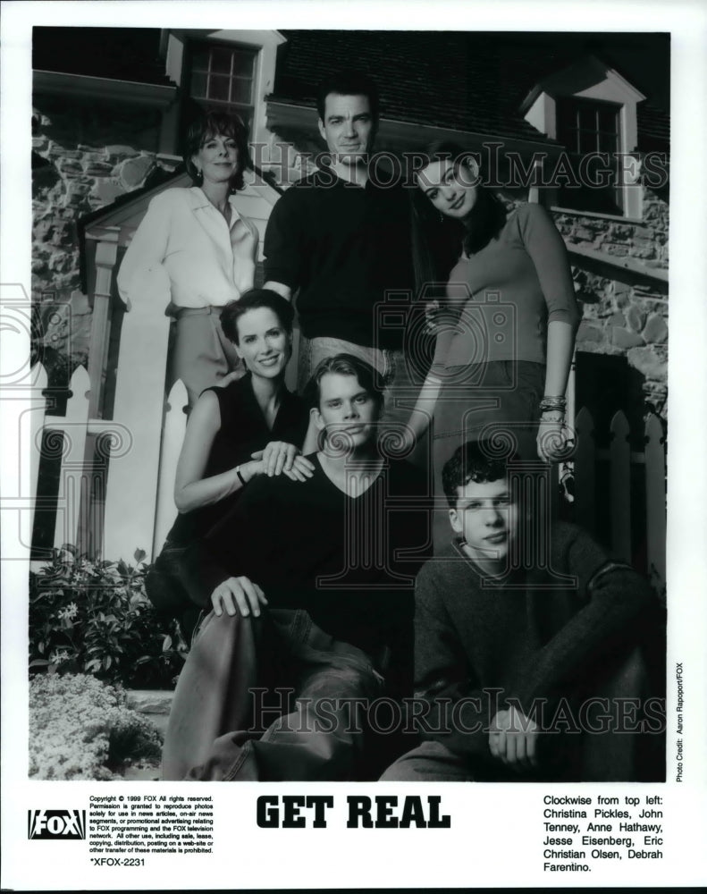 1988 Press Photo Eric Christian Olsen, Jesse Eisenberg &amp; Cast of Get Real- Historic Images