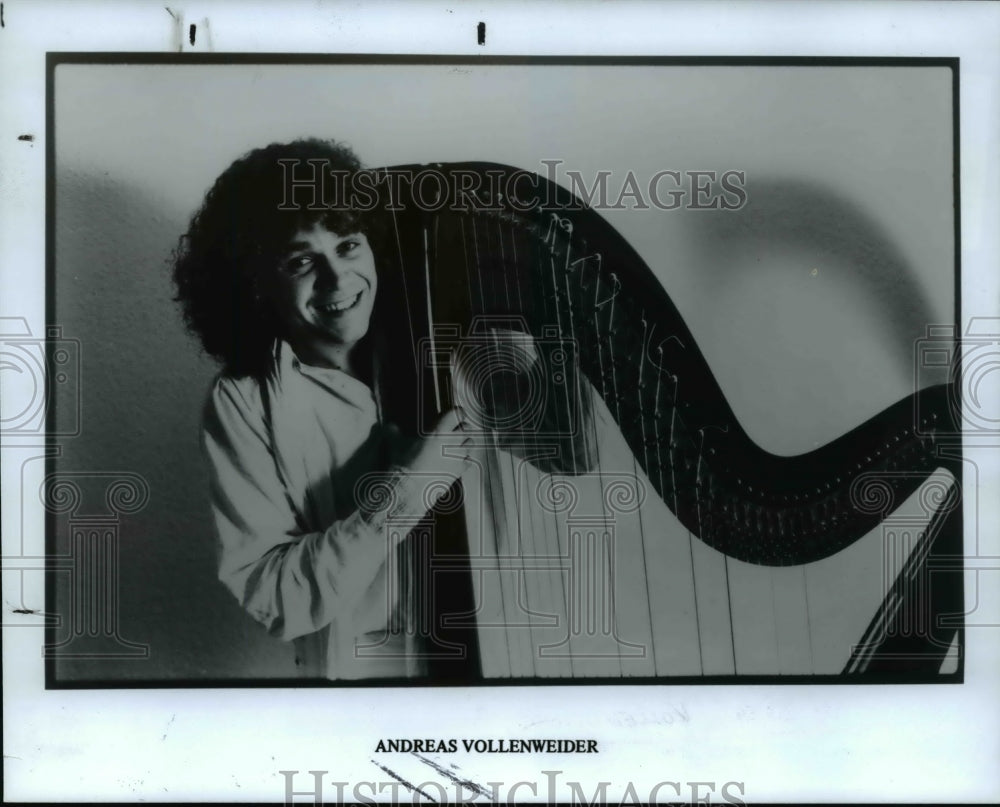 1984 Press Photo Andreas Vollenweider- Historic Images