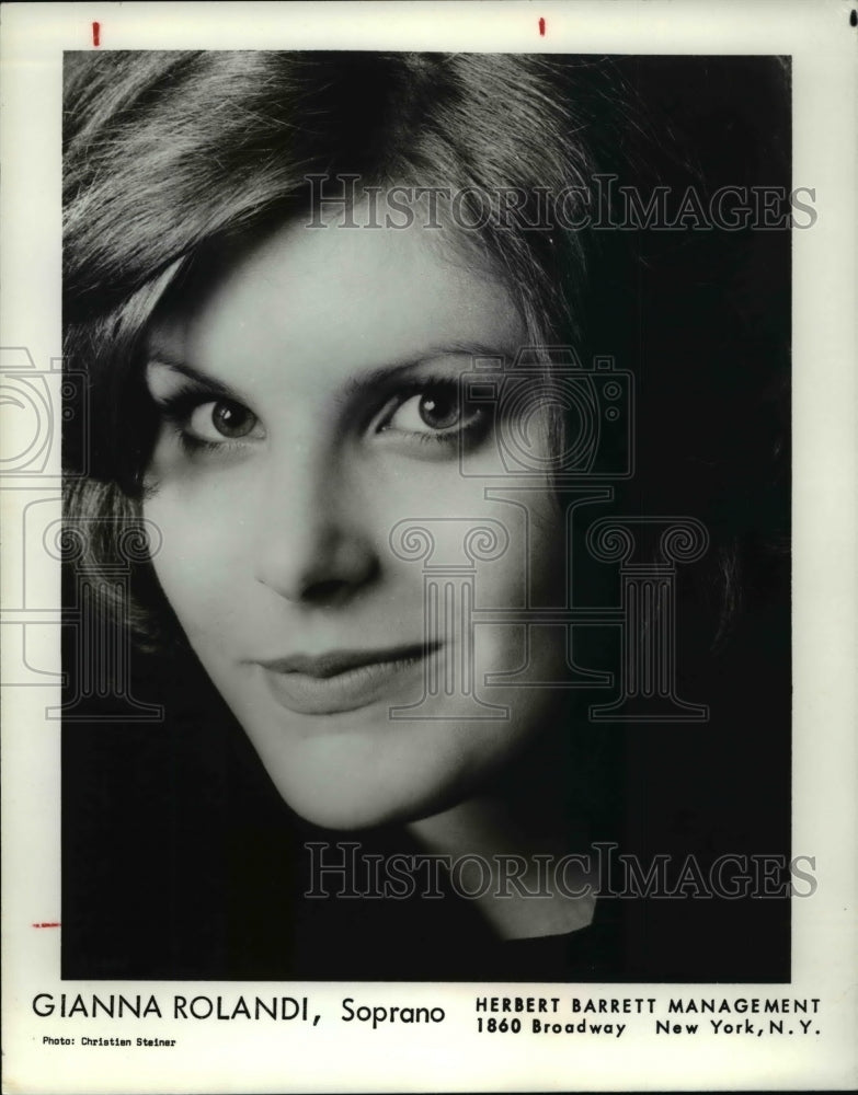 1980 Press Photo Singer Gianna Rolandi - cvp76011- Historic Images