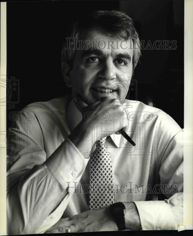 1984 Press Photo Senator Paul Tsongas from Massachusetts- Historic Images