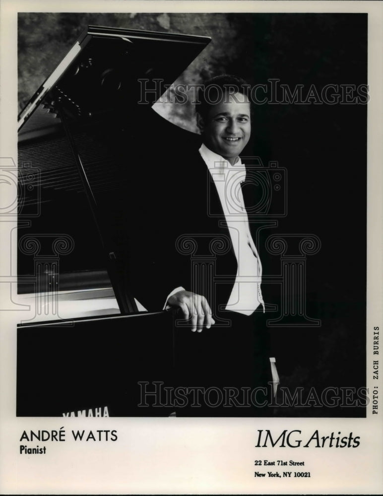 1991 Press Photo Andre Watts, Pianist - cvp76151